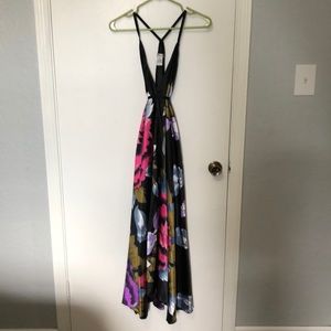 Sexy tie around dress